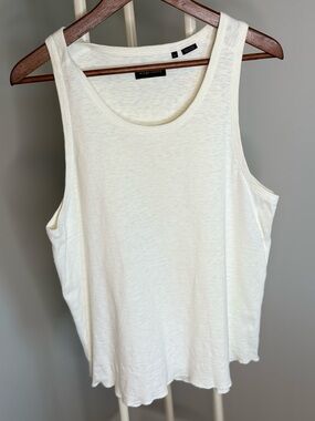 Wings + Horns Cream Tank Top